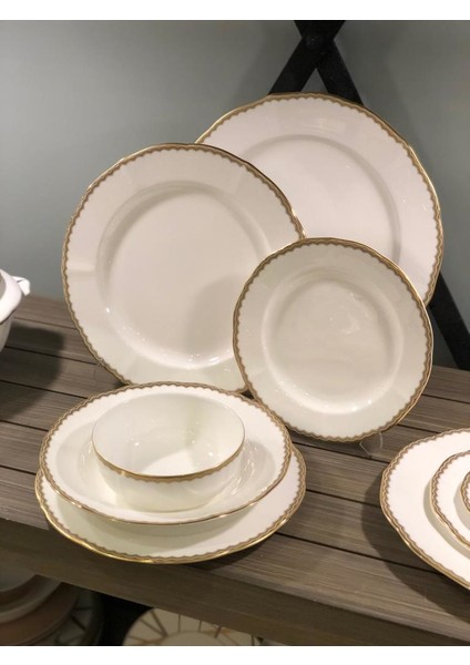 Antique Gold 72 Parça 12 Kişilik Yemek Takımı modelleri