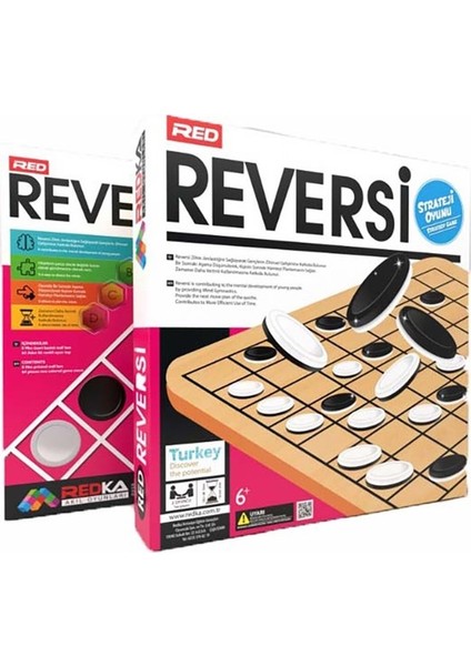 , Ahşap Reversi, Reversi Oyunu, Strateji, Akıl Oyunu,eğitici