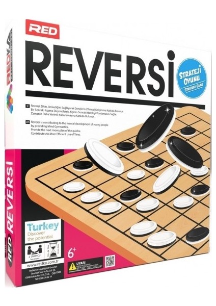 , Ahşap Reversi, Reversi Oyunu, Strateji, Akıl Oyunu,eğitici