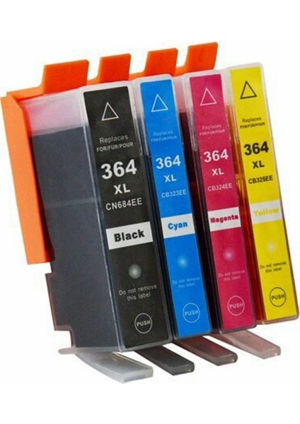C5380 Kartuş Set 4 Renk Takım Muadil Yüksek Kapasite 364XL