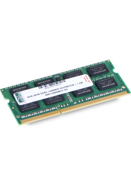 RMT1600NBD3-4G 4 GB Ddr3 1600 Mhz CL11 1.5 V Notebook Ram RMT1600NBD3-4G