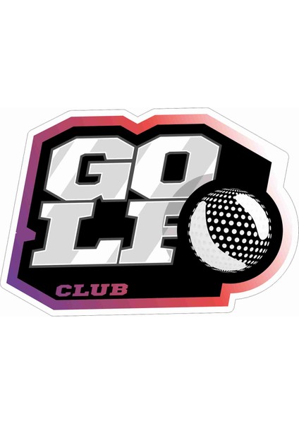 Golf Club Sticker - 24094