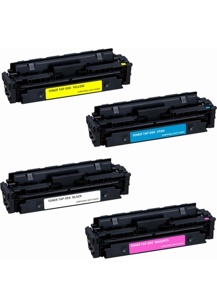 I-Sensys MF-742CDW CRG-055 Chipsiz 4 Renk Muadil Toner