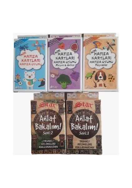 Mini Dedektif 3 Lü Set ve Ikili Anlat Bakalım Serisi