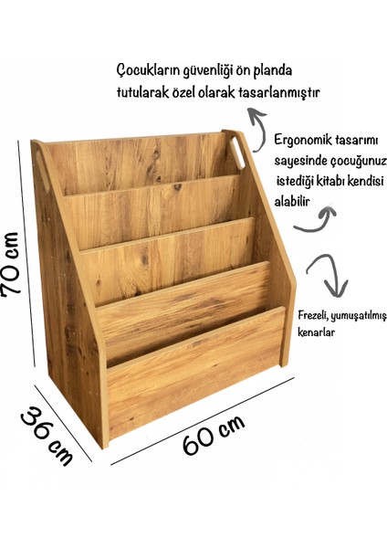 Koala Baby Shop Çocuk Kitaplık / Montessori Bookshelf