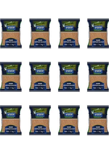 Esmer Bulgur 1kg 12'li