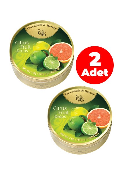 Karışık Limon Pudralı Şeker 200 gr - 2'li