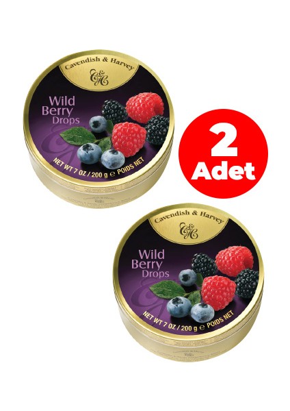 Böğürtlen Pudralı Şeker 175 gr - 2'li