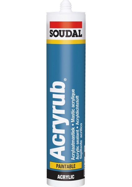 Acryrub Silikonize Mastik BEYAZ500GR - Koli 30 Adet fiyatları