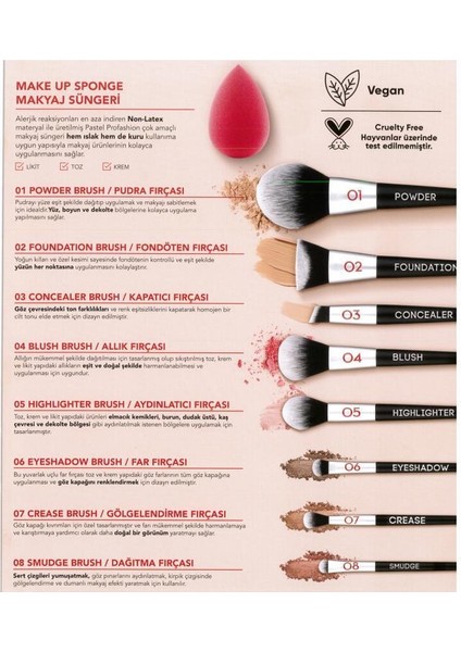 Profashion Concealer Brush 03-Kapatıcı Fırçası