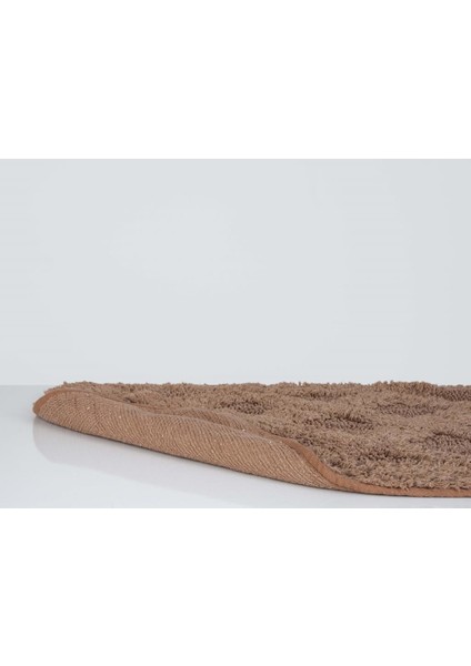 Burns %100 Pamuk Banyo Paspası 2'li Kahve 40x60 60x90