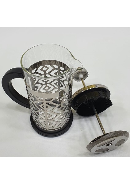 Cam French Press Metal Desenli 1 350 ml ARW 158 indirimleri