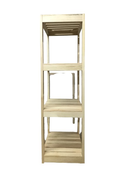 Naturalwood 4katlı Çok Amaçlı Raf