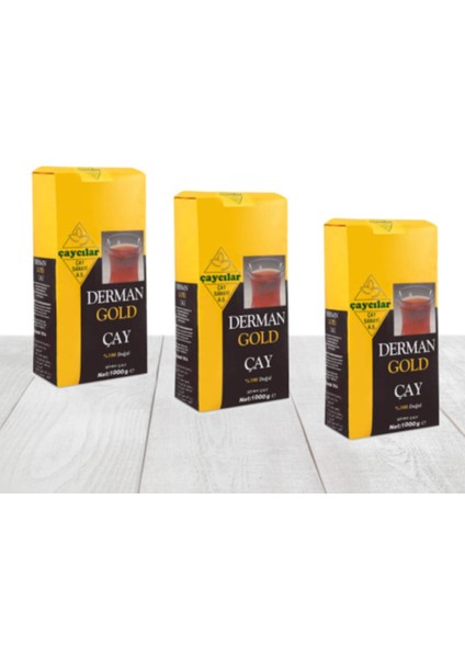 Derman Gold Çay 1 kg x 3'lü