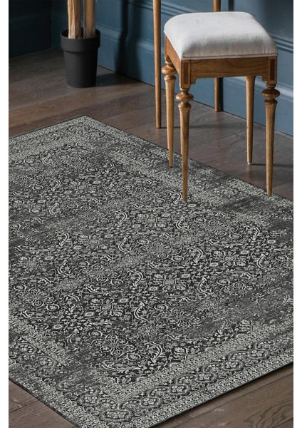 Cappio Gold Detaylı Altıgen Desenli Halı