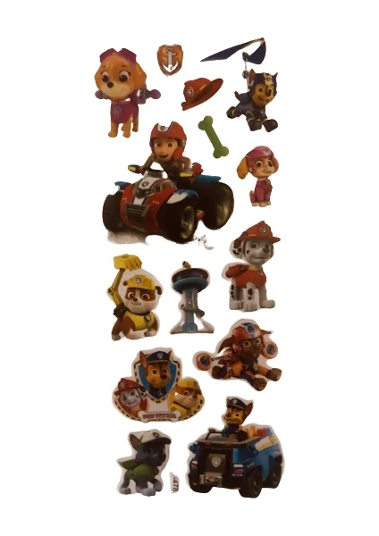 Paw Patrol 3 Set Stiker