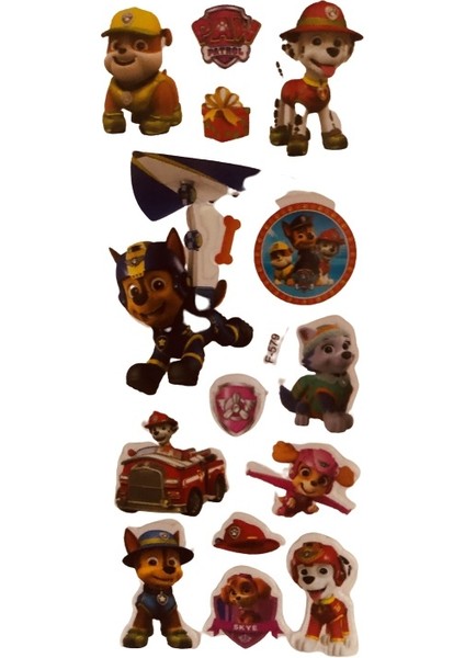 Paw Patrol 3 Set Stiker