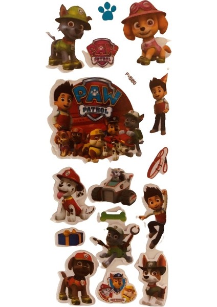 Paw Patrol 3 Set Stiker