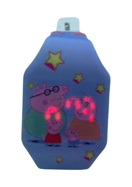 Peppa Pig Ailesi Karanlıkta Parlayan Led Oyuncak Saat