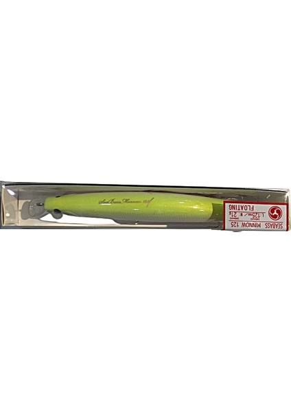 Kendo Seabass Minnow 125F 21GR (Color : 13) (Limon)