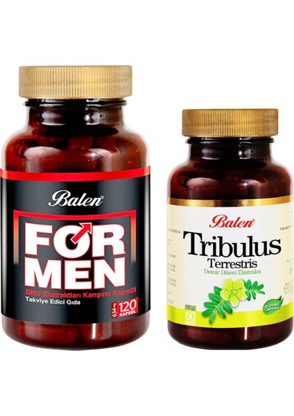 Formen 500MG 120 Kapsül+Tribulus Terrestris 620MG 60 Kapül