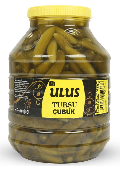 Ulus Turşu Çubuk Salatalık 0 Numara 5 kg