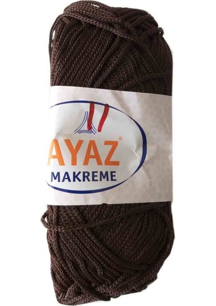 Angel Çanta Akssesuar 100 Gram Polyester Makrome No:11 Koyu Kahve