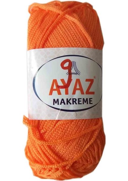 Angel Çanta Akssesuar 100 Gram Polyester Makrome No:9 Turuncu