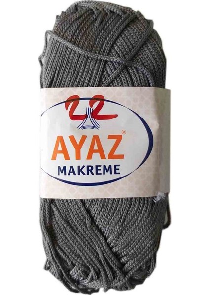 Angel Çanta Akssesuar 100 Gram Polyester Makrome No:22 Koyu Gri