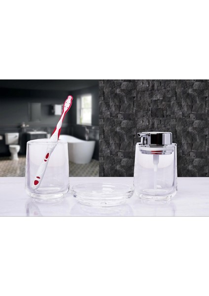 D-S20630 Vetro 3 Lü Banyo Takımı Seti