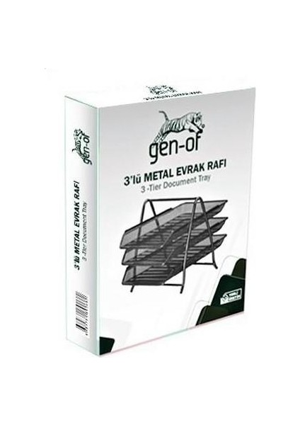 Metal Ofis Seti Metal Evrak Rafı + Masa Seti 3'lü fırsatları