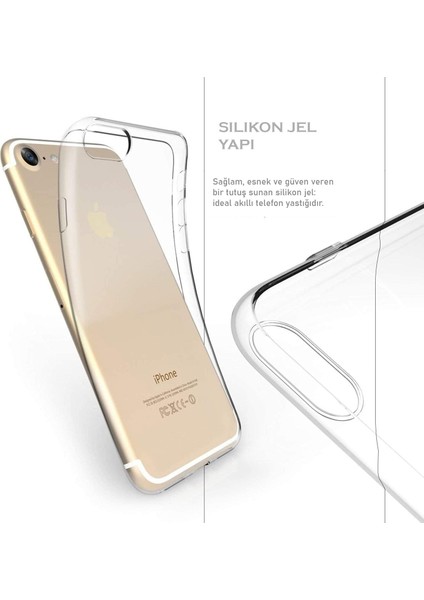 Apple iPhone 6 Silikon Kılıf Transparent Soft Şeffaf