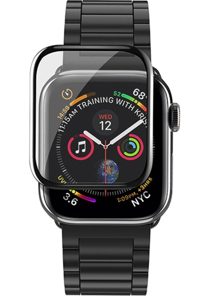 Apple Watch Uyumlu Se 44MM Tam Kaplayan Nano Esnek Cam Full Ekran Koruyucu