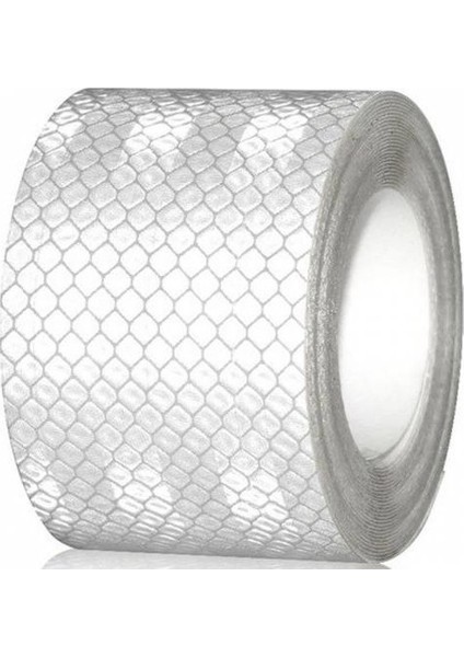 Beyaz Reflektörlü Fosforlu Şerit Bant Ikaz Bandı 10 cm (1 Metre) fiyatları