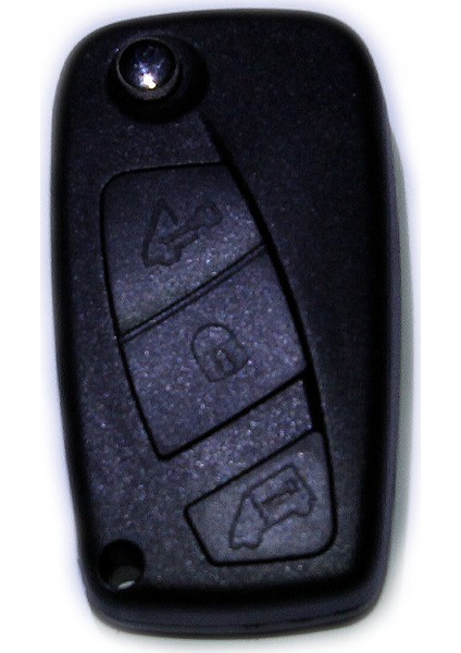 Fiat Linea, Punto, Ducato, Fiorino, Peugeot Bipper, Citroen Nemo Uyumlu 3 Buton Kumanda Kabı Logolu