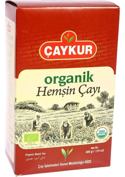 Organik Siyah Hemşin Çayı 400 gr (Karton Kutu)