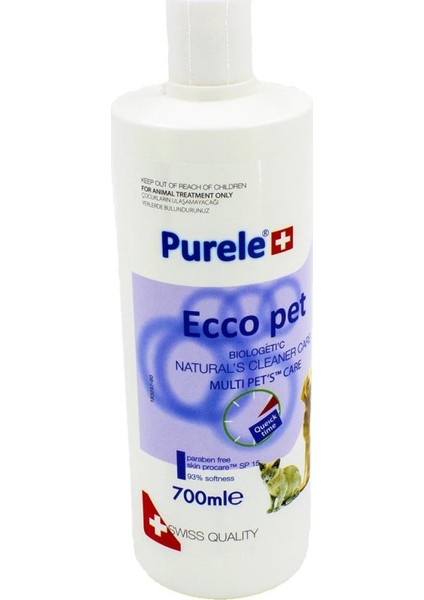 Eccopet Ekonomik Pet Bakım Şampuanı 600 ml