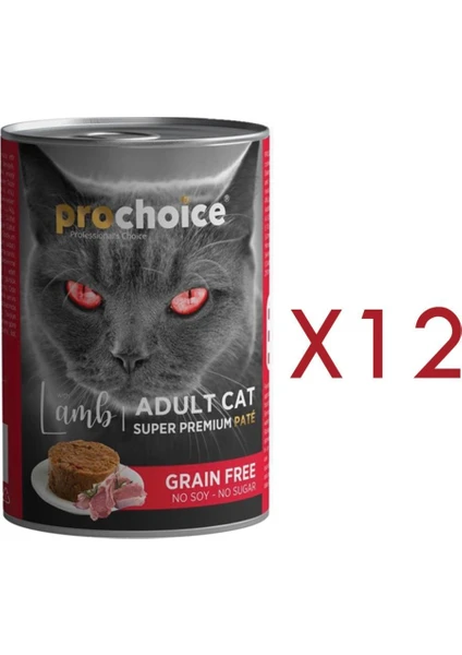 Pro Choice Prochoice Kuzulu Yetişkin Kedi Konservesi 400 G x 12 Adet