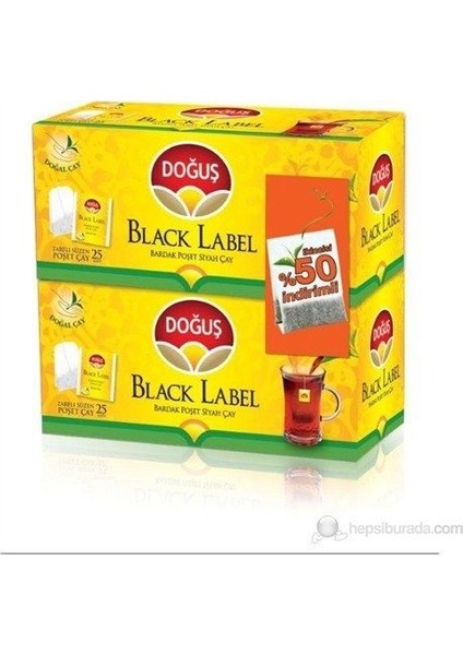 Doğuş Black Label 25 'li Bardak