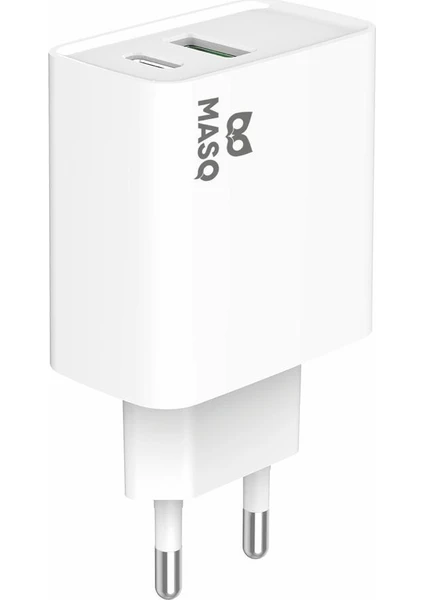 MasQ Eb-Pd510 Apple Lisanslı 20W Hızlı Şarj Adaptörü (PD + QC)