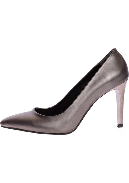 Kent Shop Platin 8 cm Kadın Stiletto