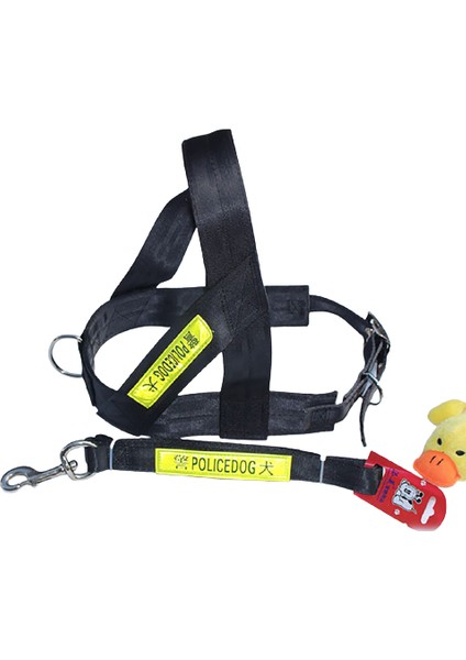Police Dog Köpek Bel Tasması + Gezdirme Medium