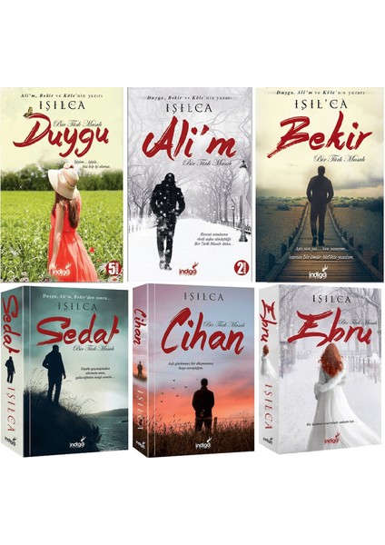 Bir Türk Masalı : Duygu - Ali'm -Bekir - Sedat - Cihan- Ebru - 6 Kitap