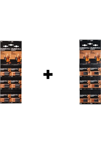 AA Kalem Pil 12'li + AAA Ince Kalem Pil 12'li