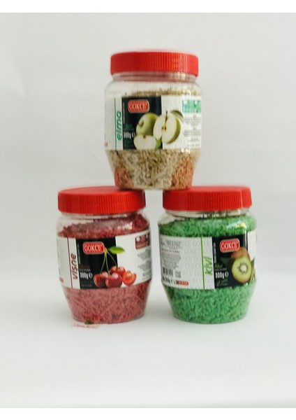 Vişne+Elma+Kivi 300 gr x 3 Lü