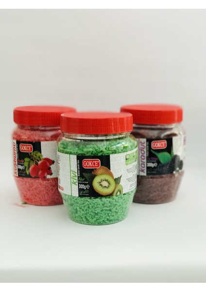 Karadut+Kuşburnu+Kivi 300 gr x 3 Lü