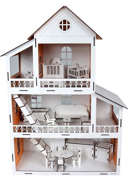 Toys Ahşap Çocuk Oyun Evi Turuncu fiyatları