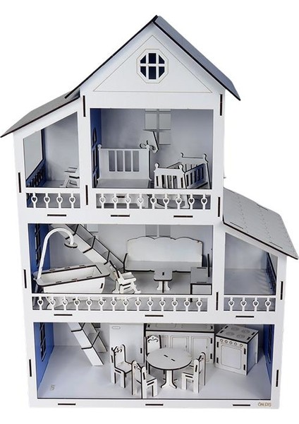 Toys Ahşap Çocuk Oyun Evi Mavi fiyatları