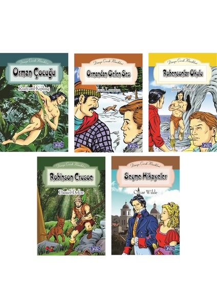 Orman Çocuğu-Ormandan Gelen Ses-Robensonlar Okulu-Robinson Crusoe-Seçme Hikayeler
