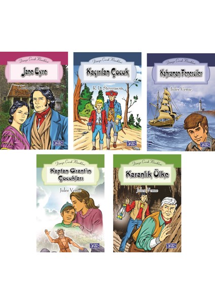 Jane Eyre-Kaçırılan Çocuk-Kahraman Fenerciler-Kaptan Grant'in Çocukları-Kara Ok